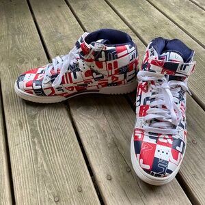 Fila Original Fitness High Top Archive Red/White/Blue Sneaker Size 9.5 Men